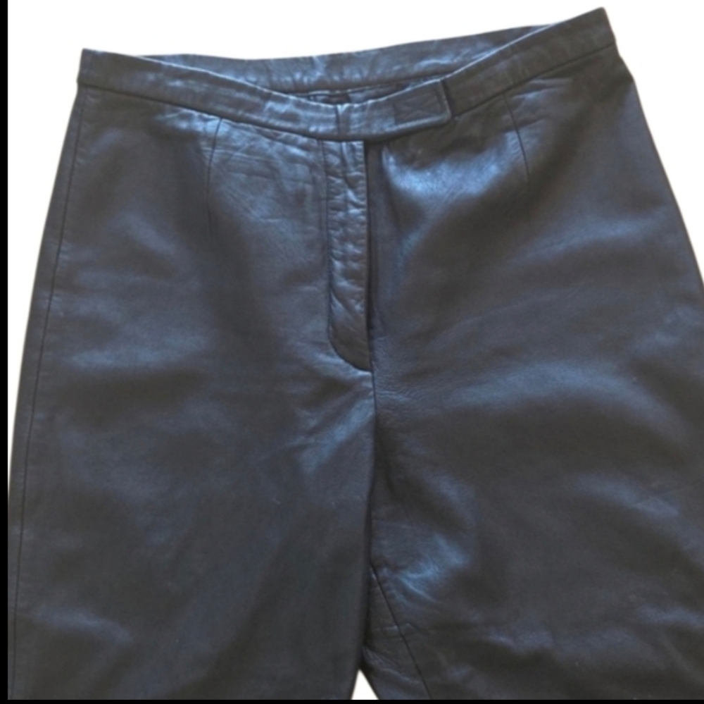 Black Leather Pants